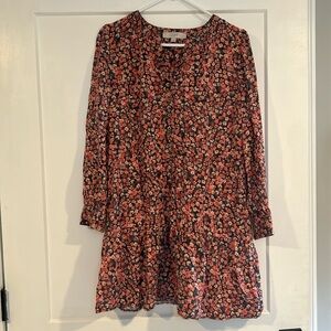 Gently worn floral Loft Dress LP